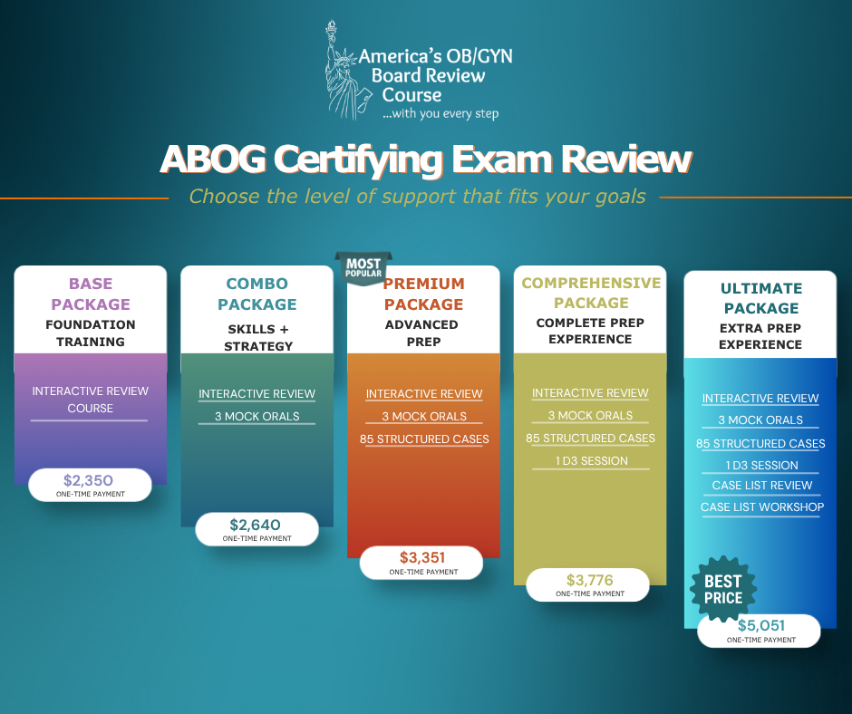 Interactive Oral Board Review Course for ABOG Certifying Exam - August