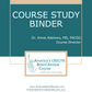 ABC Course Review Binder