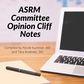 ASRM cliff notes for REI subspecialty oral exam