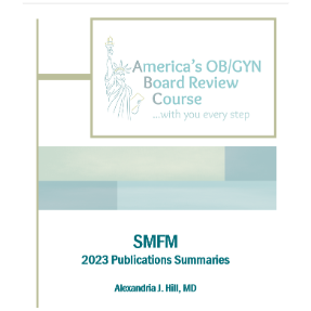 SMFM summaries for the MFM Certifying candidate