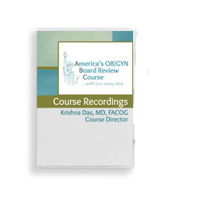 Audiovisual course recordings for ABOG OB GYN qualfiying and certifying  board exams